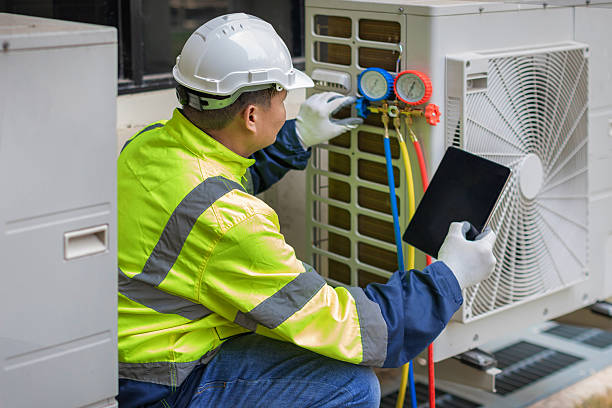 Professional Hvac Installation technician working in Upper Black Eddy, PA